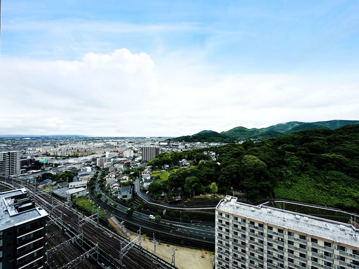 MJR熊本ザ・タワー21階・花岡山を望む