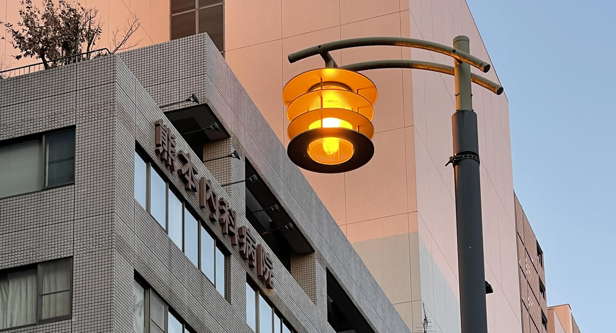 熊本市中央区街灯